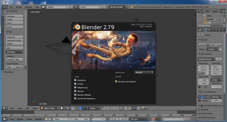 blender video editing download
