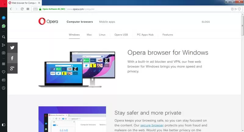 opera browser
