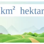 km persegi hektar