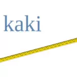 m feet, meter kaki