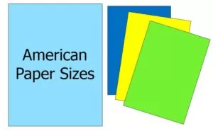 アメリカの用紙サイズ