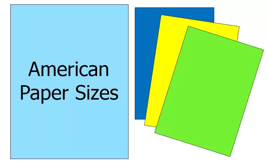 american paper sizes
