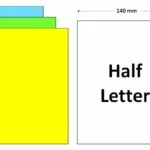 half letter size